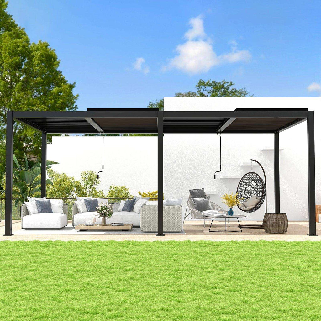 Is it good to install an aluminum pergola in the backyard?