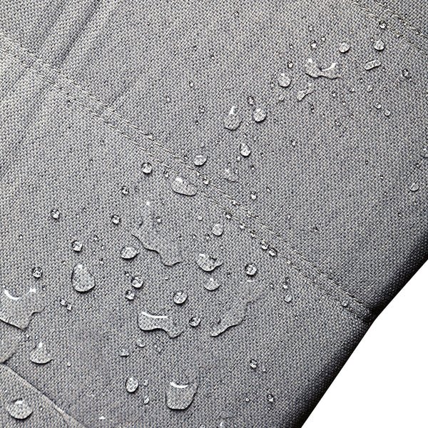 Gray Outdoor Compressed Foam Loveseat Sofa