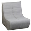 Gray Outdoor Compressed Foam Loveseat Sofa