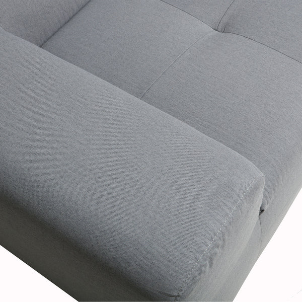 2 Place Seating  Gray Outdoor Compressed Foam Sectional Sofas