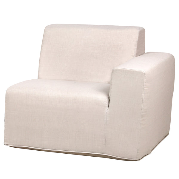 2 Place Seating  Beige Outdoor Compressed Foam Sectional Sofas