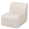 4 Place Seating  Beige Outdoor Compressed Foam Sectional Sofas and Ottoman Set