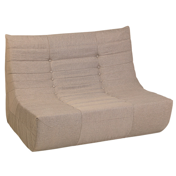 Brown Outdoor Compressed Foam Sofa