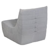 Gray Outdoor Compressed Foam Loveseat Sofa