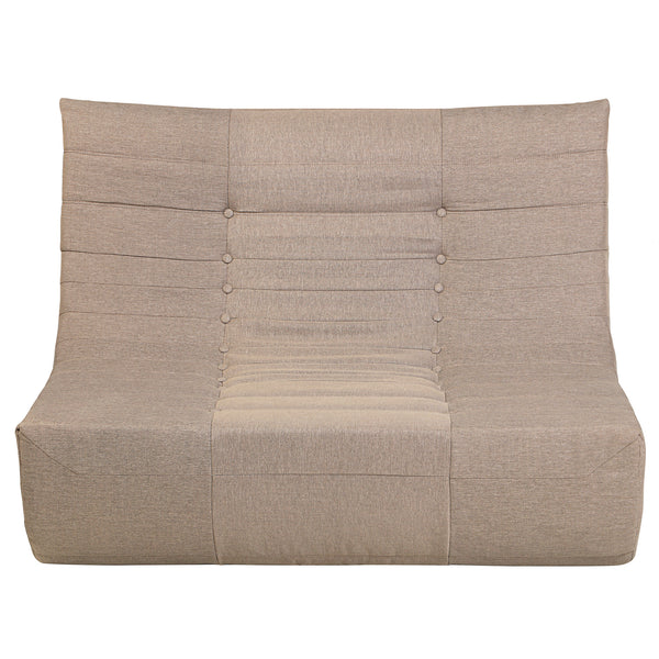 Brown Outdoor Compressed Foam Sofa