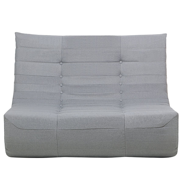Gray Outdoor Compressed Foam Sofa