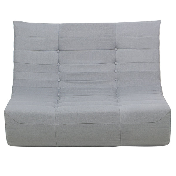 Gray Outdoor Compressed Foam Sofa