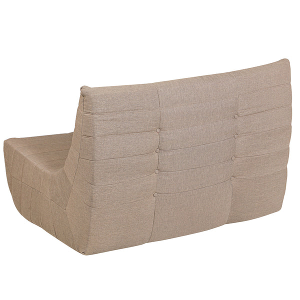 Brown Outdoor Compressed Foam Sofa
