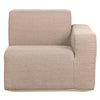 4 Place Seating  Brown Outdoor Compressed Foam Sectional Sofas and Ottoman Set