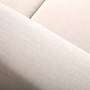 4 Place Seating  Beige Outdoor Compressed Foam Sectional Sofas and Ottoman Set