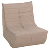 5 Piece Brown Outdoor Compressed Foam Loveseat Sofa Chairs and Table Set