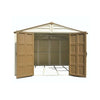 10.5x10 ft Vinyl Shed With Foundation 40224 010