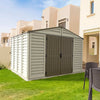 10.5x10 ft Vinyl Shed With Foundation 40224 01