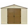 10.5x10 ft Vinyl Shed With Foundation 40224 05