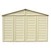 10.5x10 ft Vinyl Shed With Foundation 40224 06