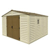 10.5x10 ft Vinyl Shed With Foundation 40224 07