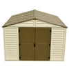 10.5x10 ft Vinyl Shed With Foundation 40224 08