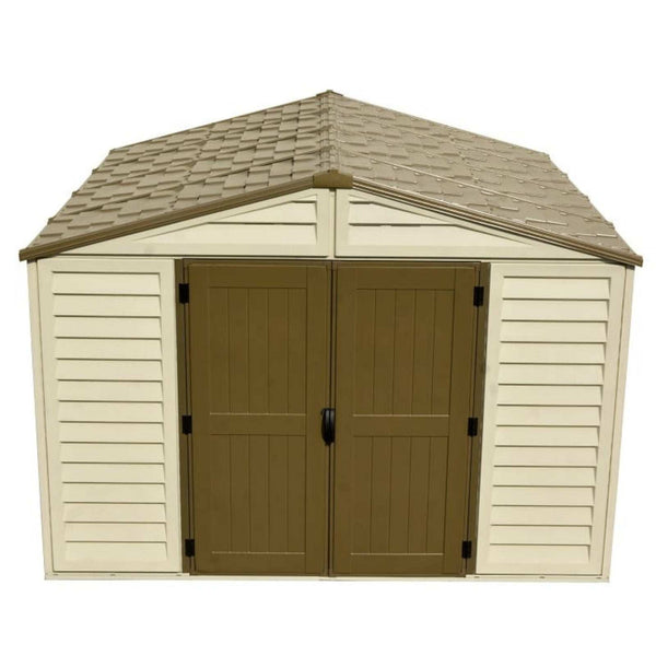 10.5x10 ft Vinyl Shed With Foundation 40224 08