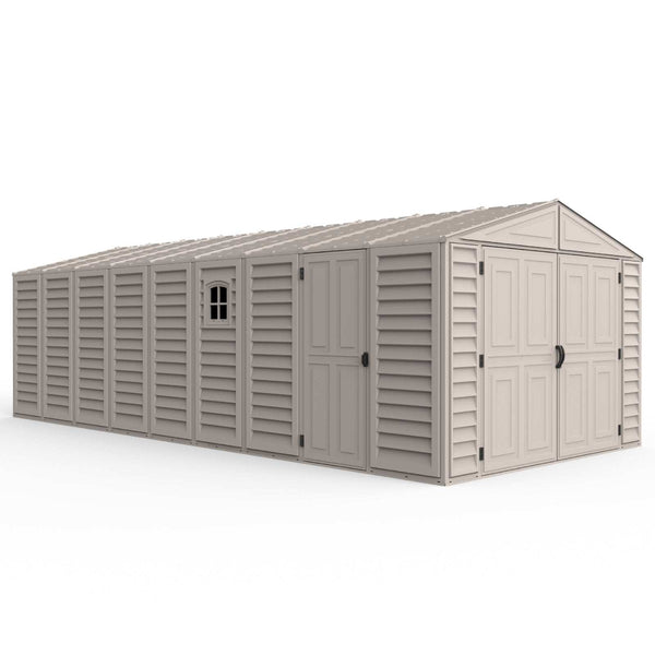 10.5x23 ft Vinyl Garage Shed 15326 01