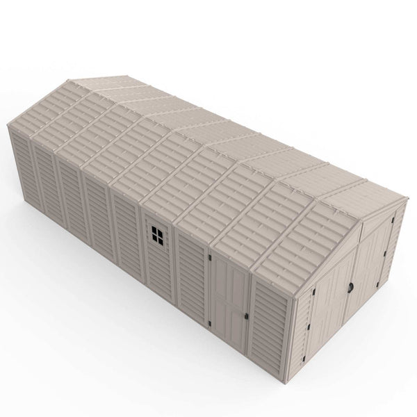 10.5x23 ft Vinyl Garage Shed 15326 02