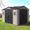 DuraMax 10.5×8 ft APEX PRO Storage Shed With Foundation Kit 40116
