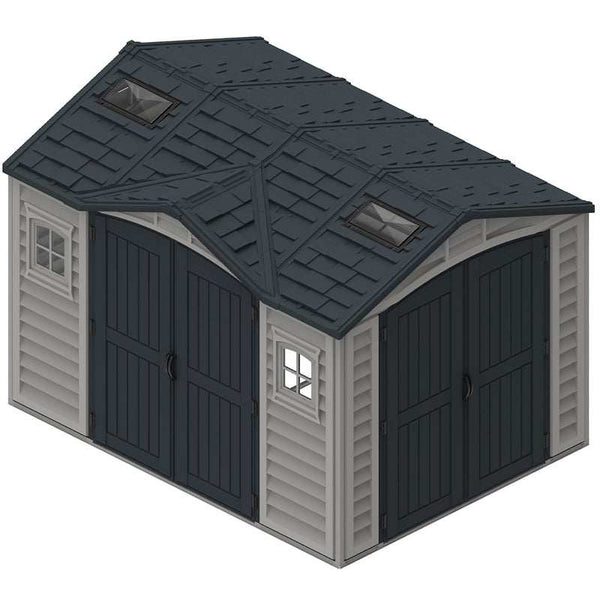 DuraMax 10.5×8 ft APEX PRO Storage Shed With Foundation Kit 40116
