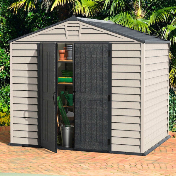 10.5x8 ft Vinyl Shed 30225 01