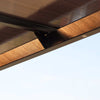 10x10 ft wall mounted pergola