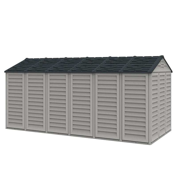 DuraMax 15×8 ft APEX PRO Storage Shed With Foundation Kit