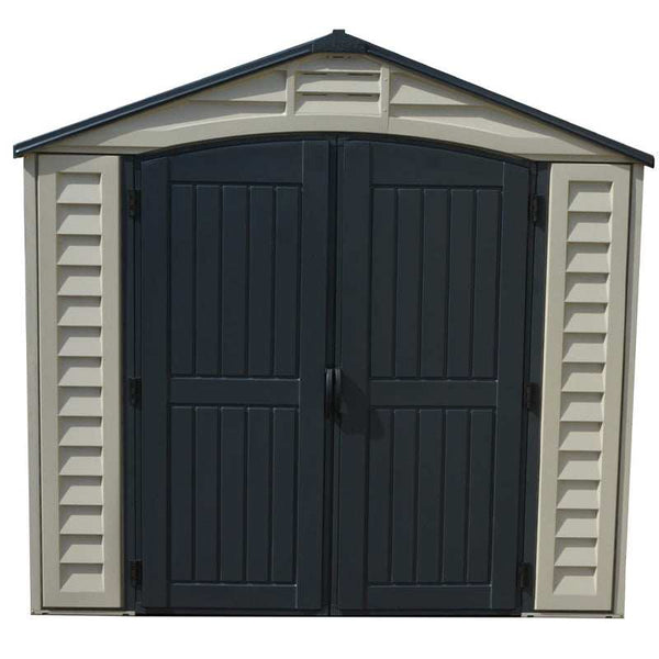 DuraMax 15×8 ft APEX PRO Storage Shed With Foundation Kit