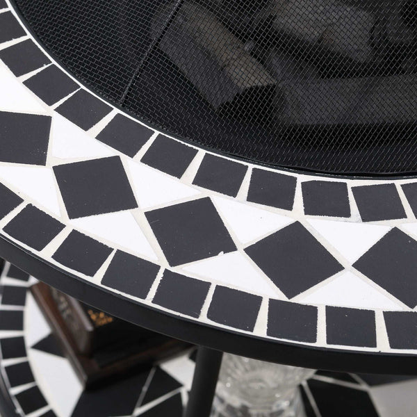 30" Outdoor Fire Pit Dining Table - CheryLife