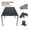 19x10 ft Upgraded Aluminum Pergola Kit Thickened Louvered Extension