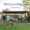 19x10 ft Upgraded Aluminum Pergola Kit Thickened Louvered Extension