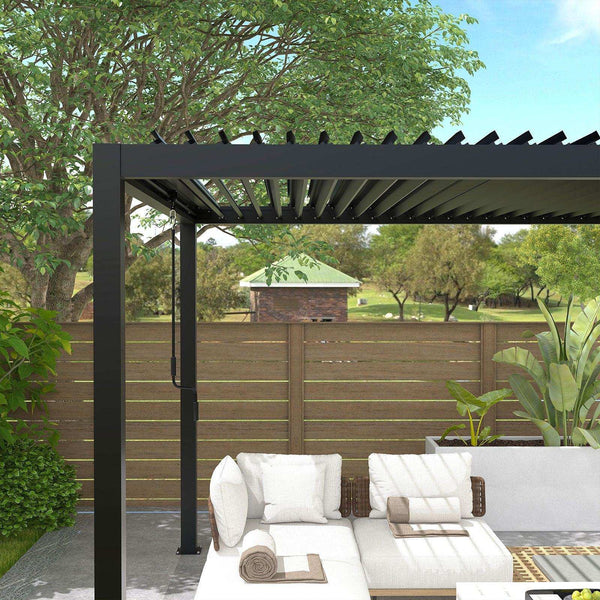 Aluminum Pergola 8640E details - Cherylife