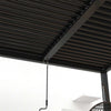 Upgraded Aluminum Pergola Kit Thickened Louvered Extension Version - Cherylife
