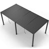 Upgraded Aluminum Pergola Kit Thickened Louvered Extension Version - Cherylife