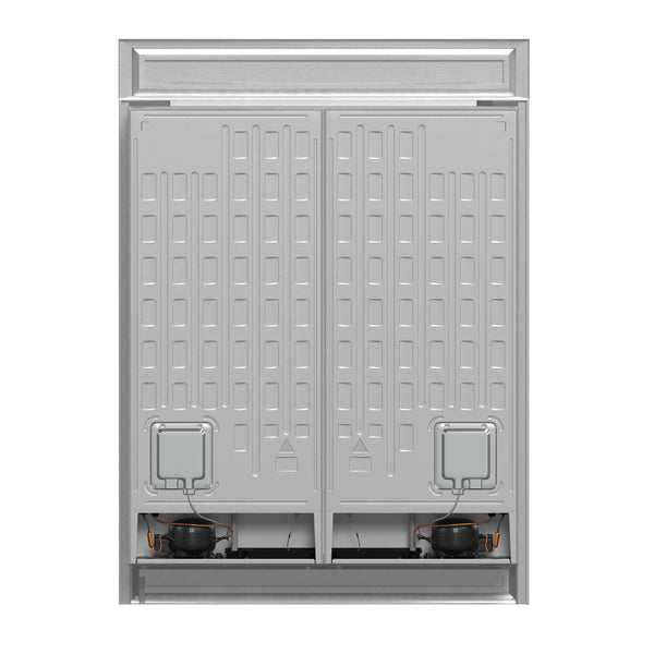 Forno Maderno 2-28-Inch Wide Convertible Refrigerator/Freezer, Decorative Trim, 27.2 cu.ft, 84-Inch High, ENERGY STAR Certified