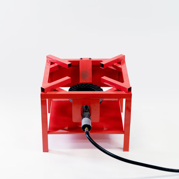 Outdoor Square Propane Gas Burner Cooker Stand 65,000 BTU with Hose and Regulator