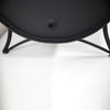 35 Inch Rectangular Outdoor Metal Wood Burning Barrel Firepit with Screen Lid and Poker