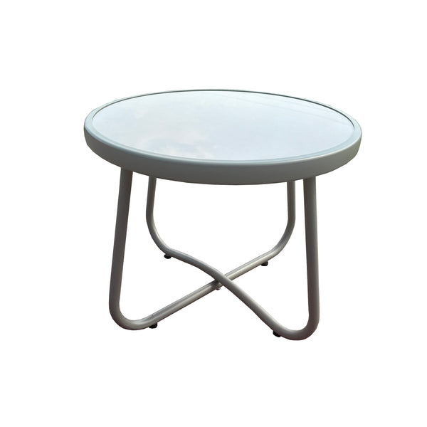 Outdoor Modular Bistro Set with Beige Cushion Set