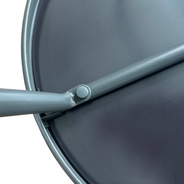 Outdoor Modular Bistro Set with Gray Cushion Set