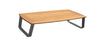 5 Place Seating Palazzolo Outdoor Teak Patio Conversation Set with Cushioned Chairs and Coffee Table