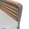 5 Place Seating Palazzolo Outdoor Teak Patio Conversation Set with Cushioned Chairs and Coffee Table