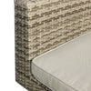 8 Place Seating Outdoor Wicker Corner Sectional Sofa and Ottoman Set with Table