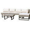 8 Place Seating Outdoor Wicker Corner Sectional Sofa and Ottoman Set with Table