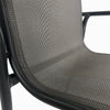 4 Place Seating   Grey Outdoor Aluminum Round Patio Dining Table and Stackable Chairs Set
