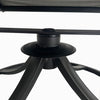 4 Place Seating Outdoor Patio Dining Table and Swivel Chairs Set
