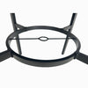 4 Place Seating Outdoor Patio Dining Table and Swivel Chairs Set