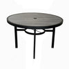 4 Place Seating Outdoor Patio Dining Table and Swivel Chairs Set