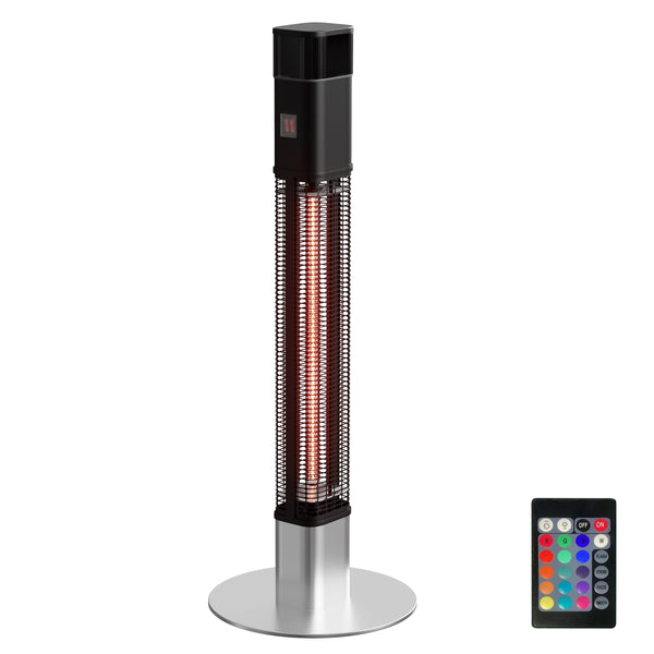 1500W Electric Column Heater with Halogen Tube
